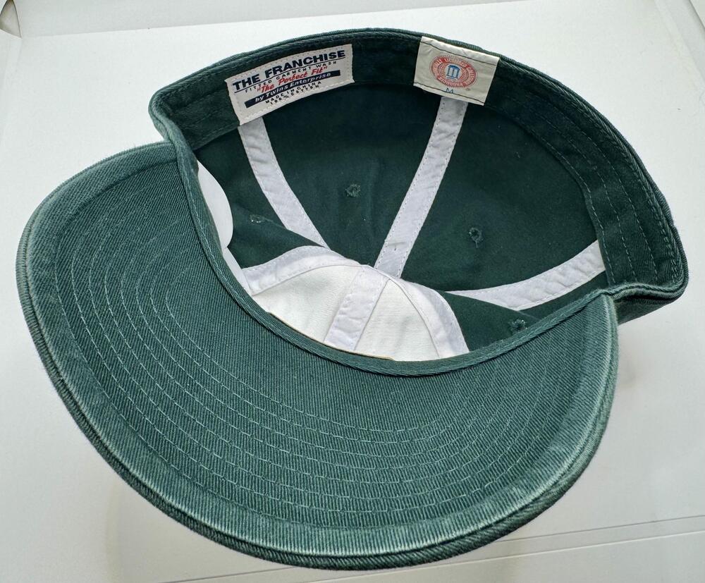 Miami Hurricanes Hat Cap Fitted Mens Medium Green White NCAA Football Canes - Picture 5 of 6